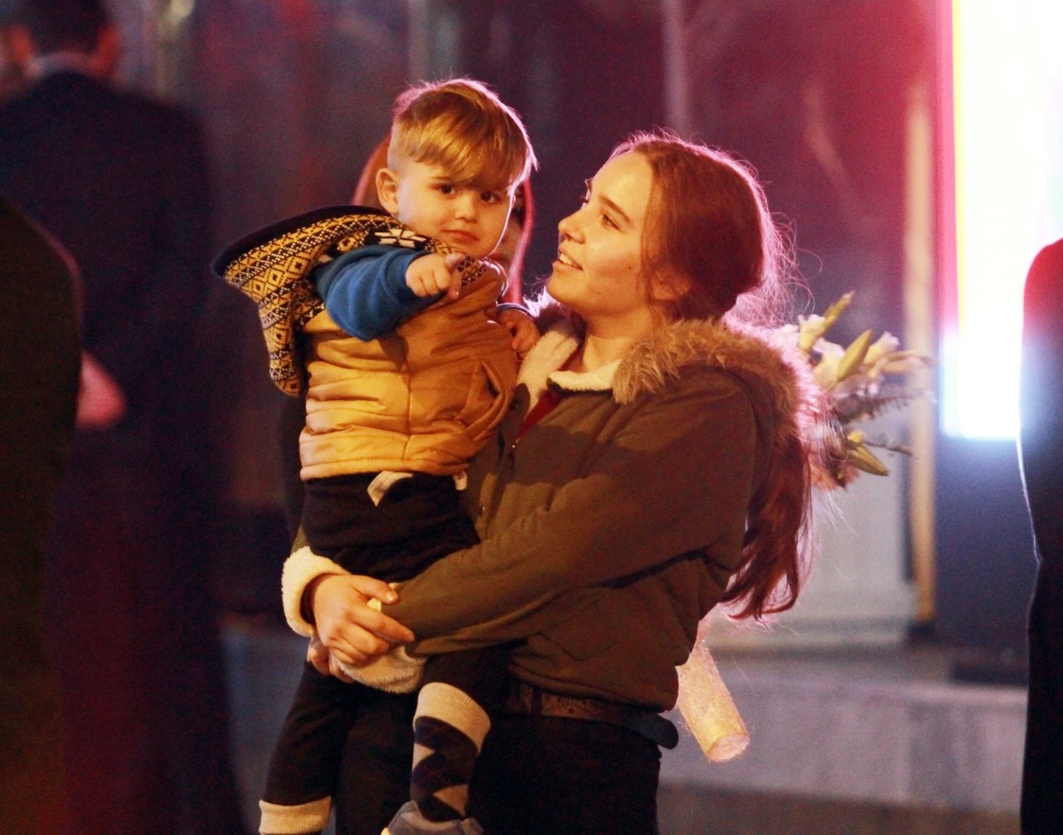 Cumhurbaşkanı Erdoğan, minik adaşı ile buluştu